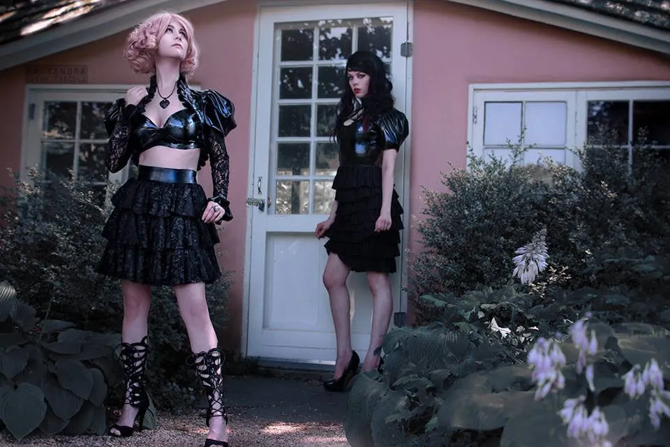 Latex and Lace Ophelia Dress