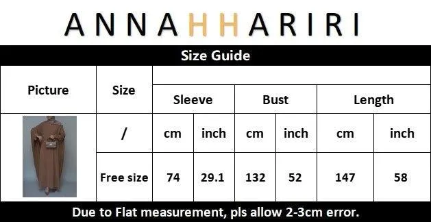 Lavender Batwing sleeve abaya for Hajj Umrah Prayer Dress For Women