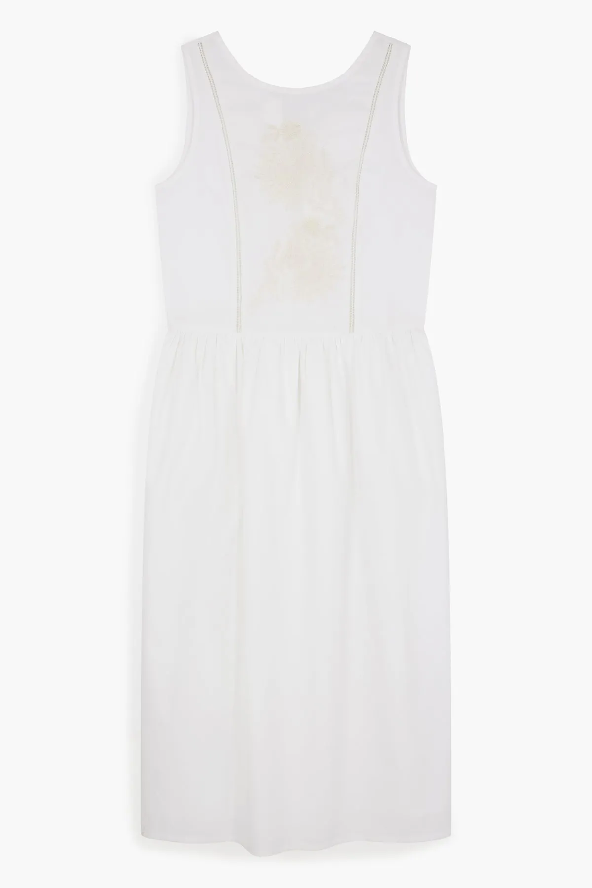 Leon & Harper River TC129 Brd   White Sleeveless Dress
