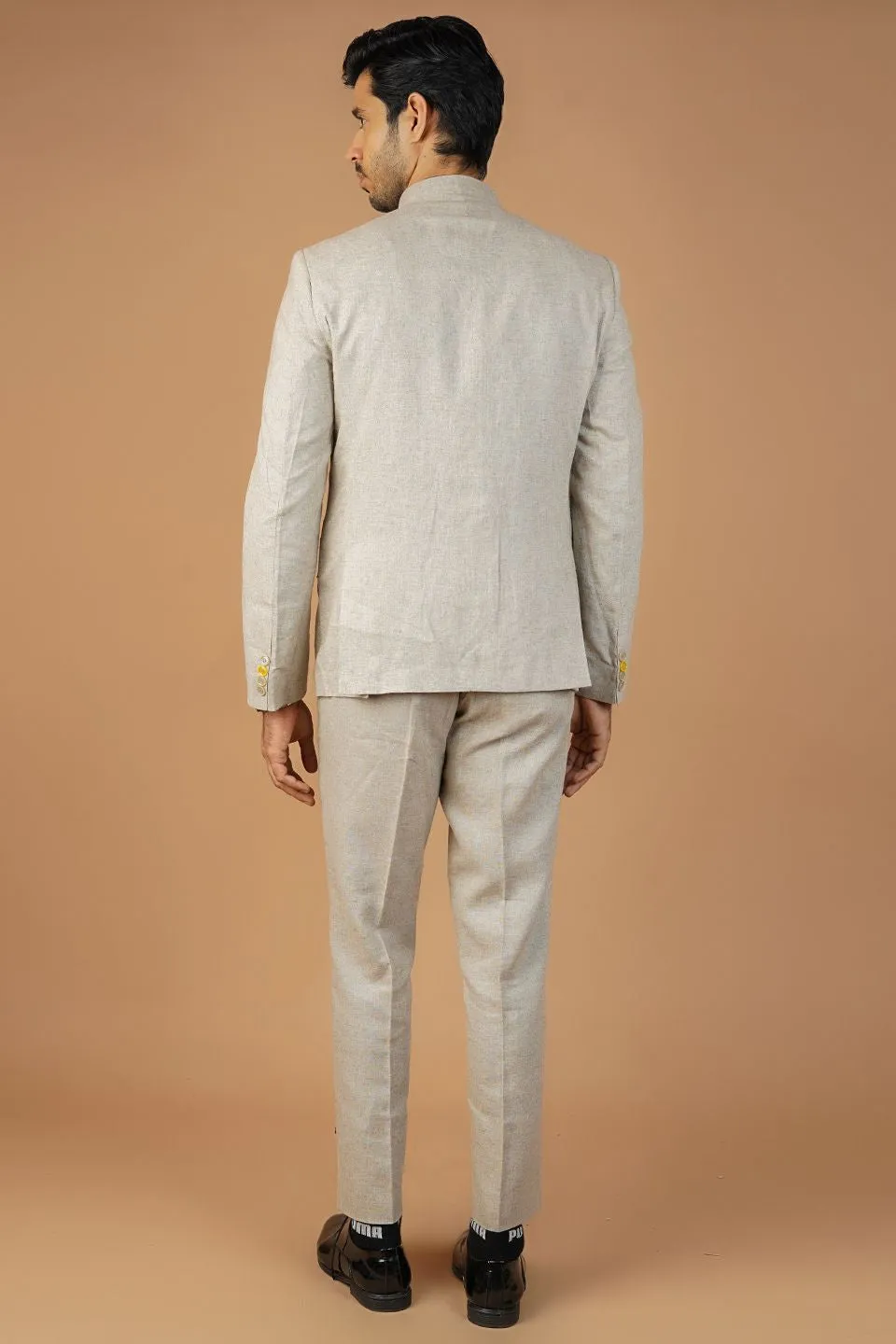 Linen Cream Suit