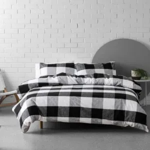 Linen House-Alec Black & White Duvet Cover Set