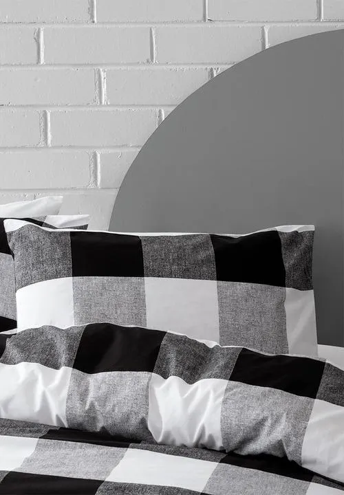 Linen House-Alec Black & White Duvet Cover Set