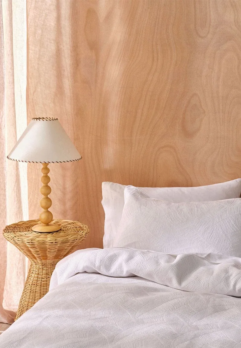 Linen House Coverlet Quilt Set White Manon
