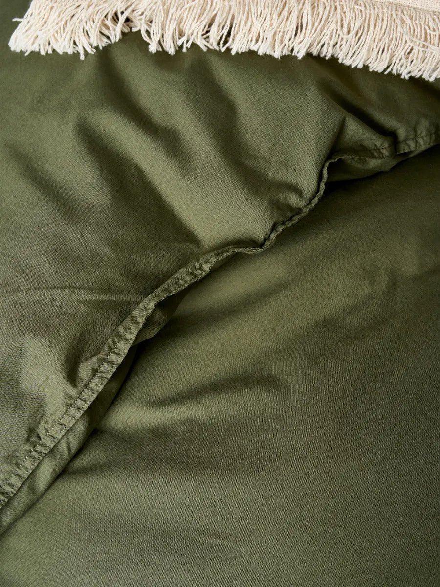 LINEN HOUSE TERRA OLIVE QUILT COVER SET