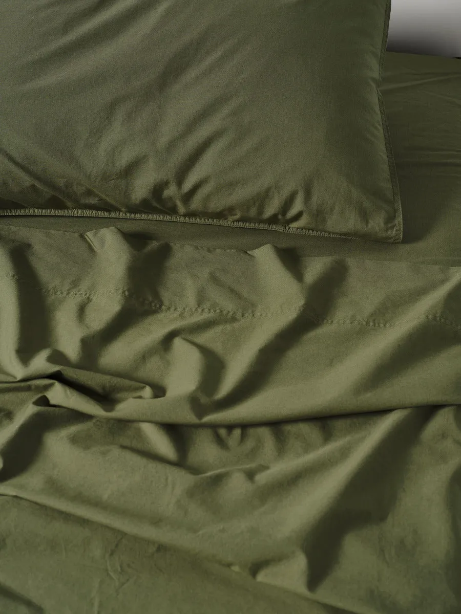 LINEN HOUSE TERRA OLIVE SHEET SET