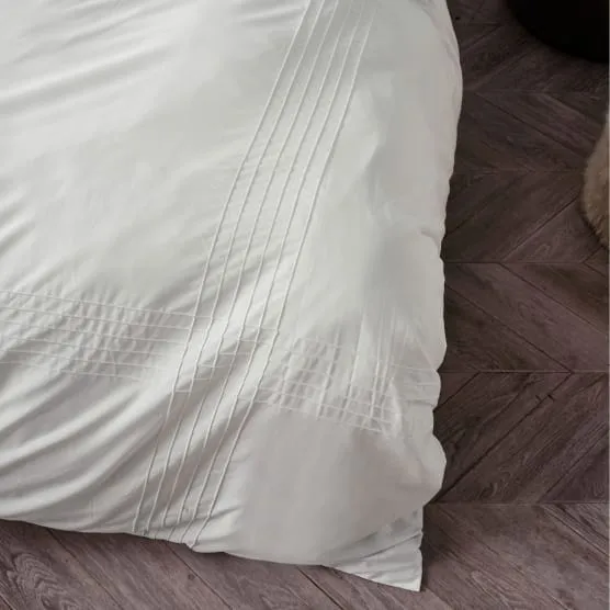 Linen House White Mayfair Duvet Cover Set