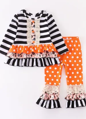 Little Girls Polka Dot Set