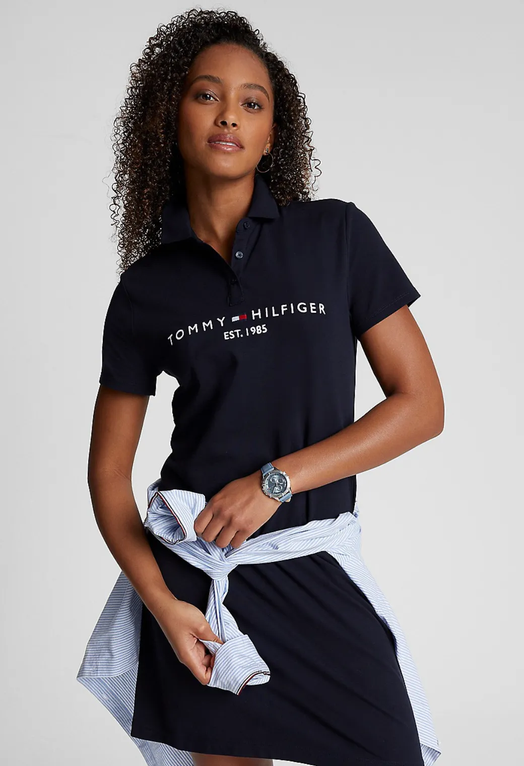 Logo Polo Dress