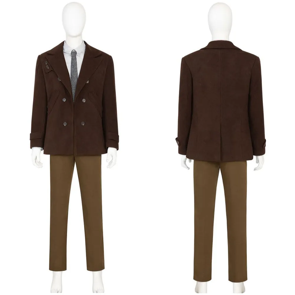 Loki Cosplay Costume Brown Outfits Halloween Carnival Suit
