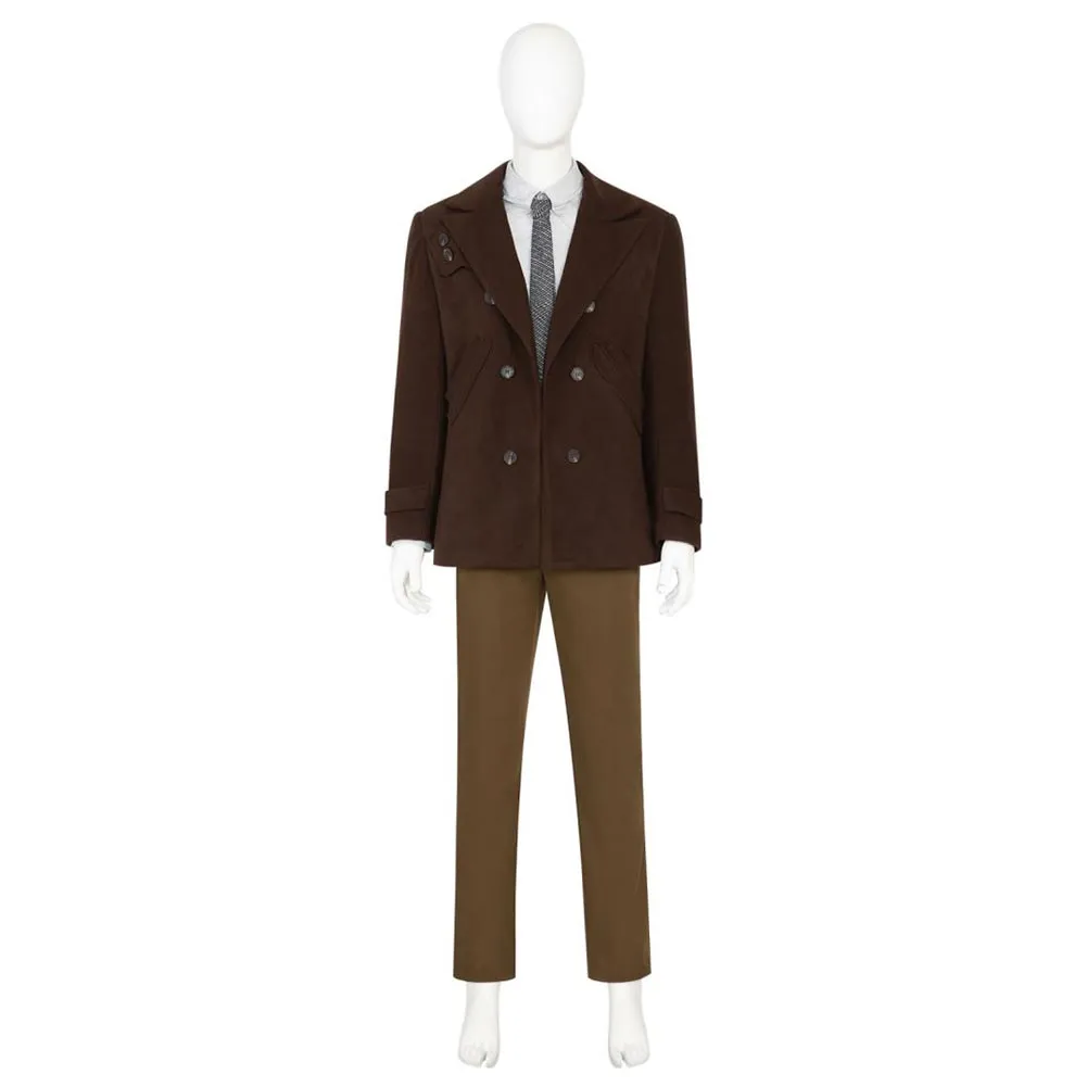 Loki Cosplay Costume Brown Outfits Halloween Carnival Suit