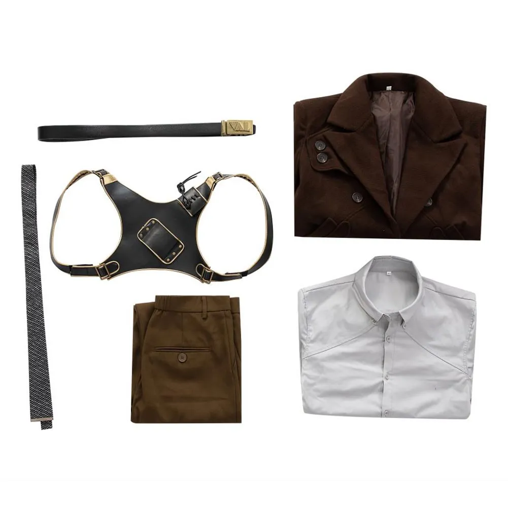 Loki Cosplay Costume Brown Outfits Halloween Carnival Suit