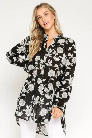 LORI FLORAL PRINT TUNIC