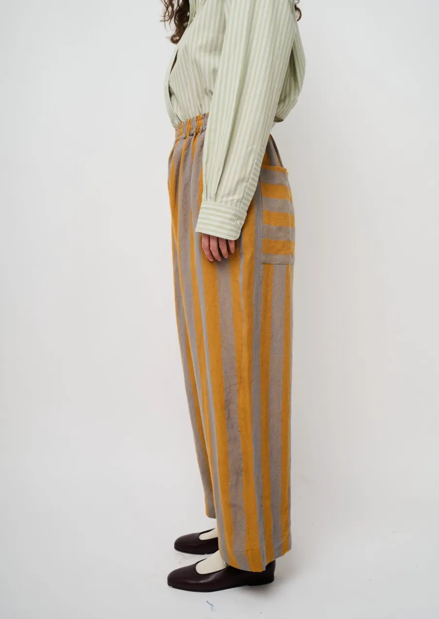 Luna Trousers, Bronze/Jeans