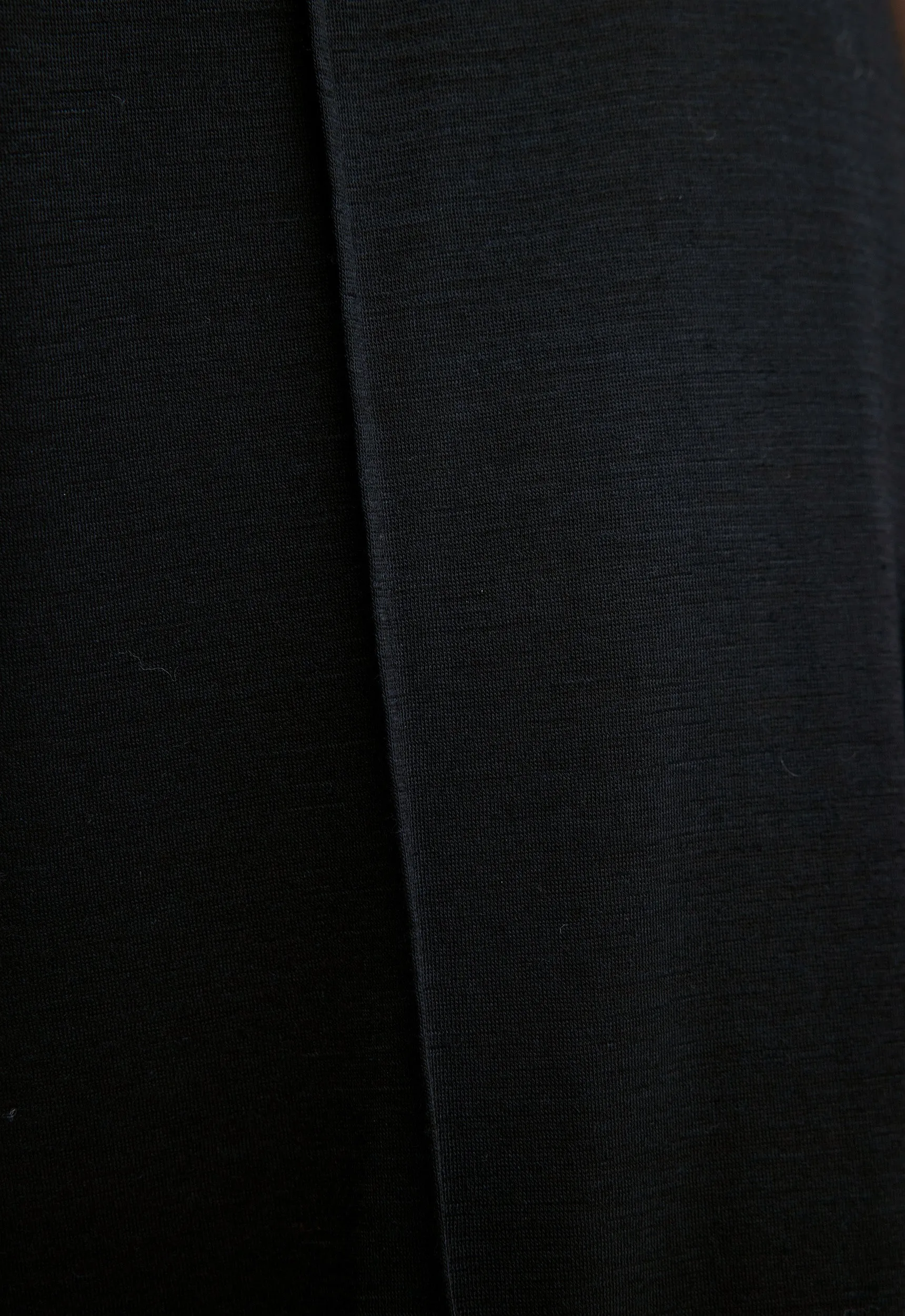 Lyra Wool Jersey Pant - Black