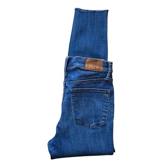 Madewell 10&quot; High-Rise Skinny Crop Jeans: Button-Front TENCEL™, Size 26