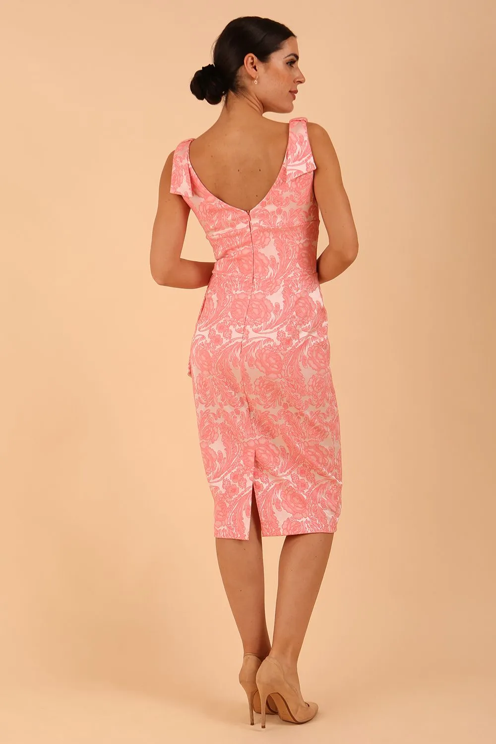 Malvern Floral Jacquard Dress