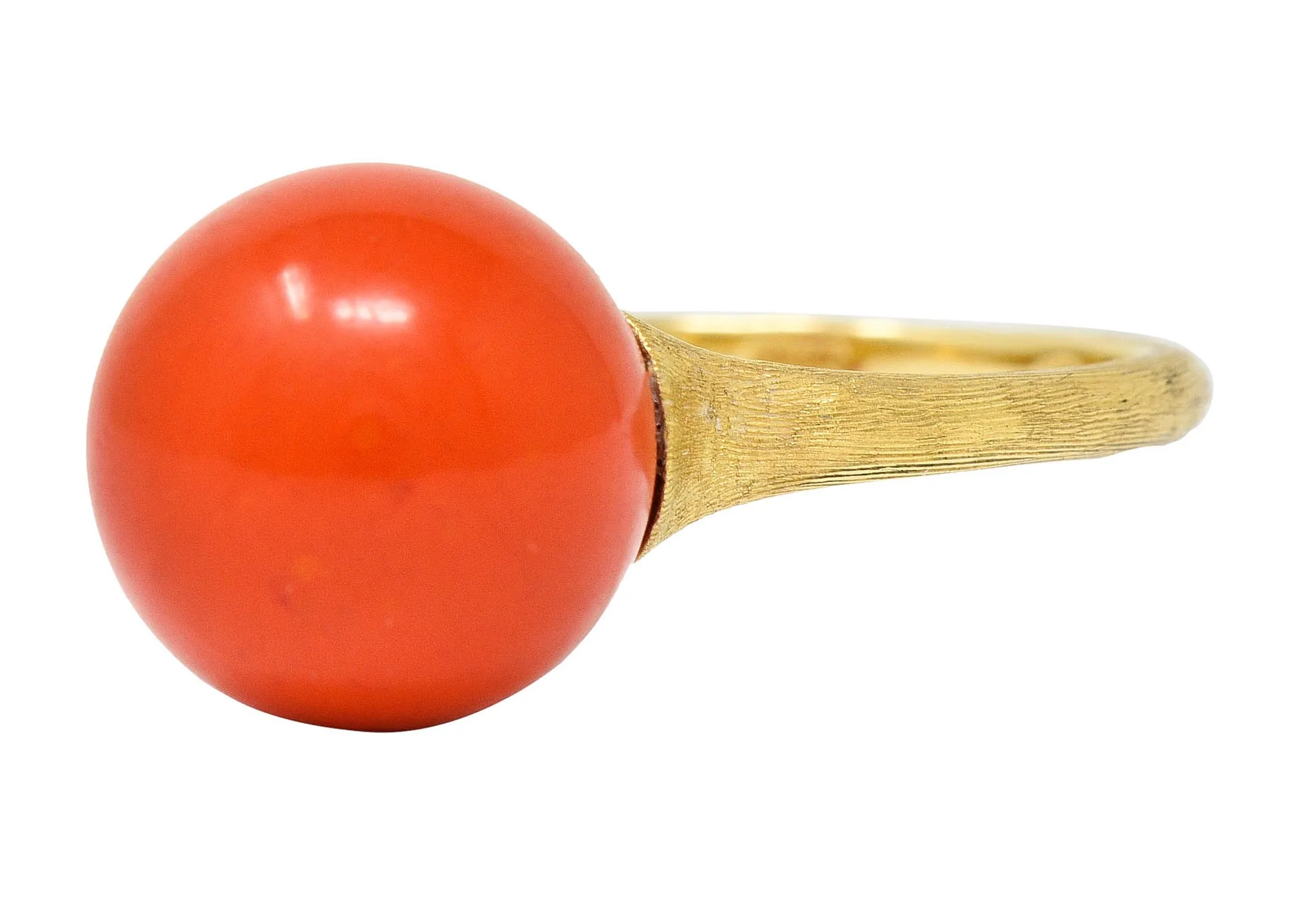 Marco Bicego Coral 18 Karat Gold Africa Boule Ring