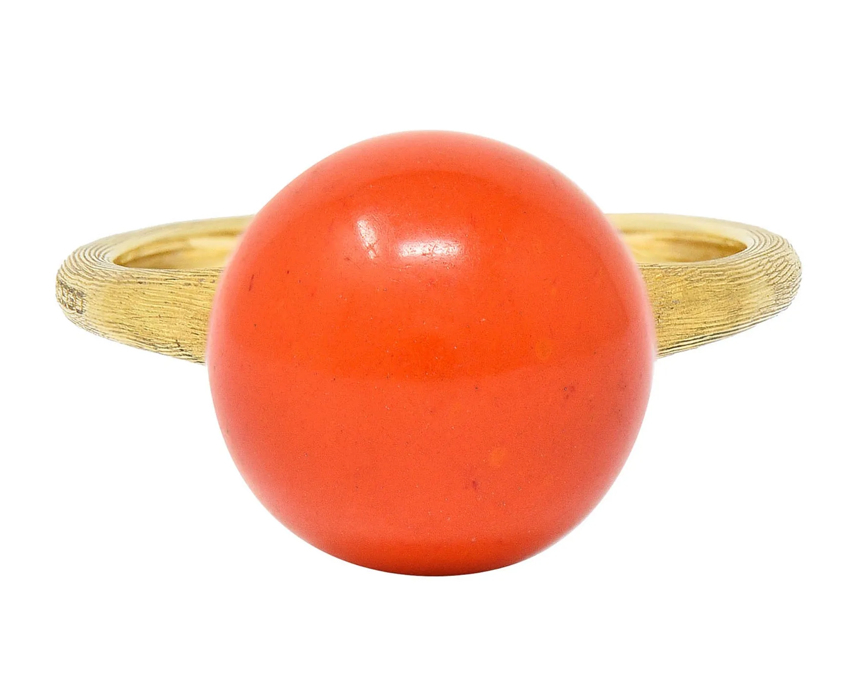 Marco Bicego Coral 18 Karat Gold Africa Boule Ring