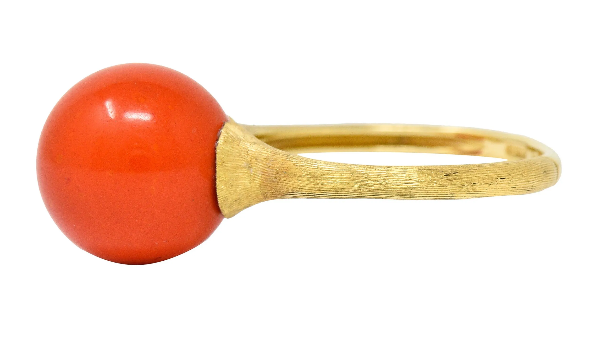 Marco Bicego Coral 18 Karat Gold Africa Boule Ring