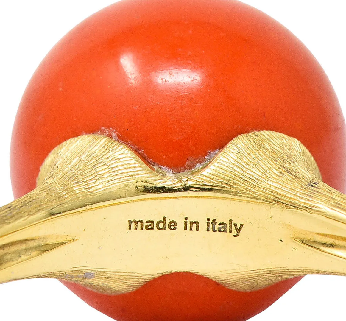 Marco Bicego Coral 18 Karat Gold Africa Boule Ring