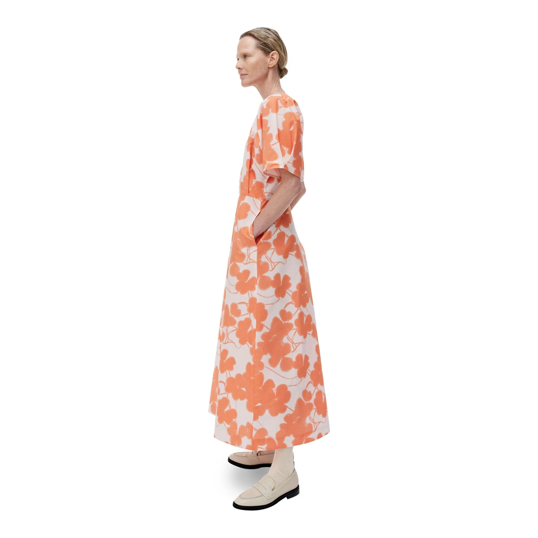 Marimekko Anatomia Ketunleipä Dress, Rose & Orange