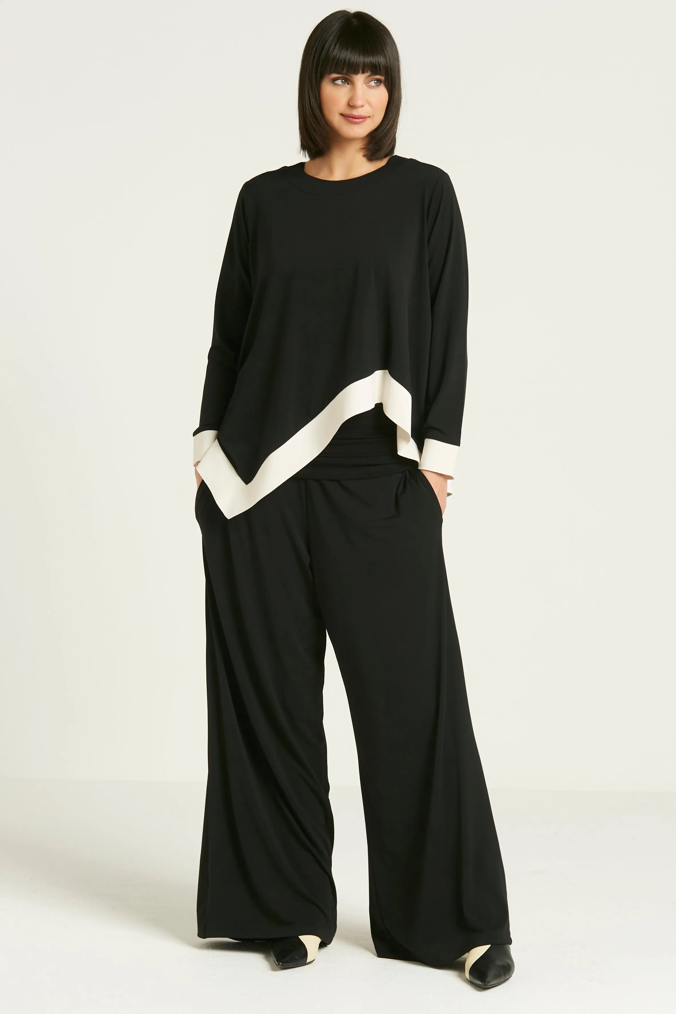 Matte Jersey Elegant Tunic