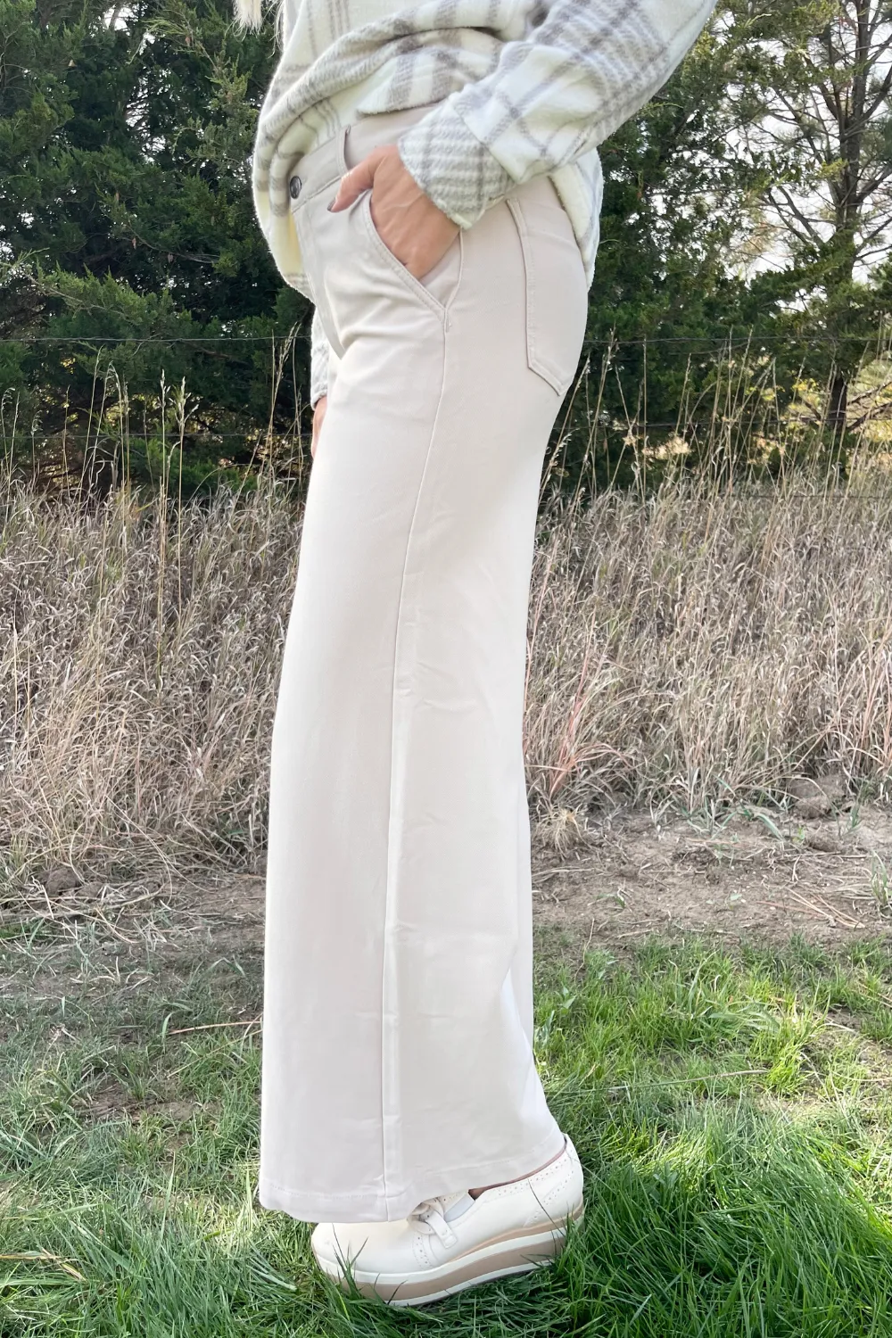 Meg Wide Leg Pants Trouser Pocket