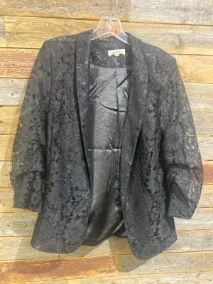 Megan Fitted Lace Blazer