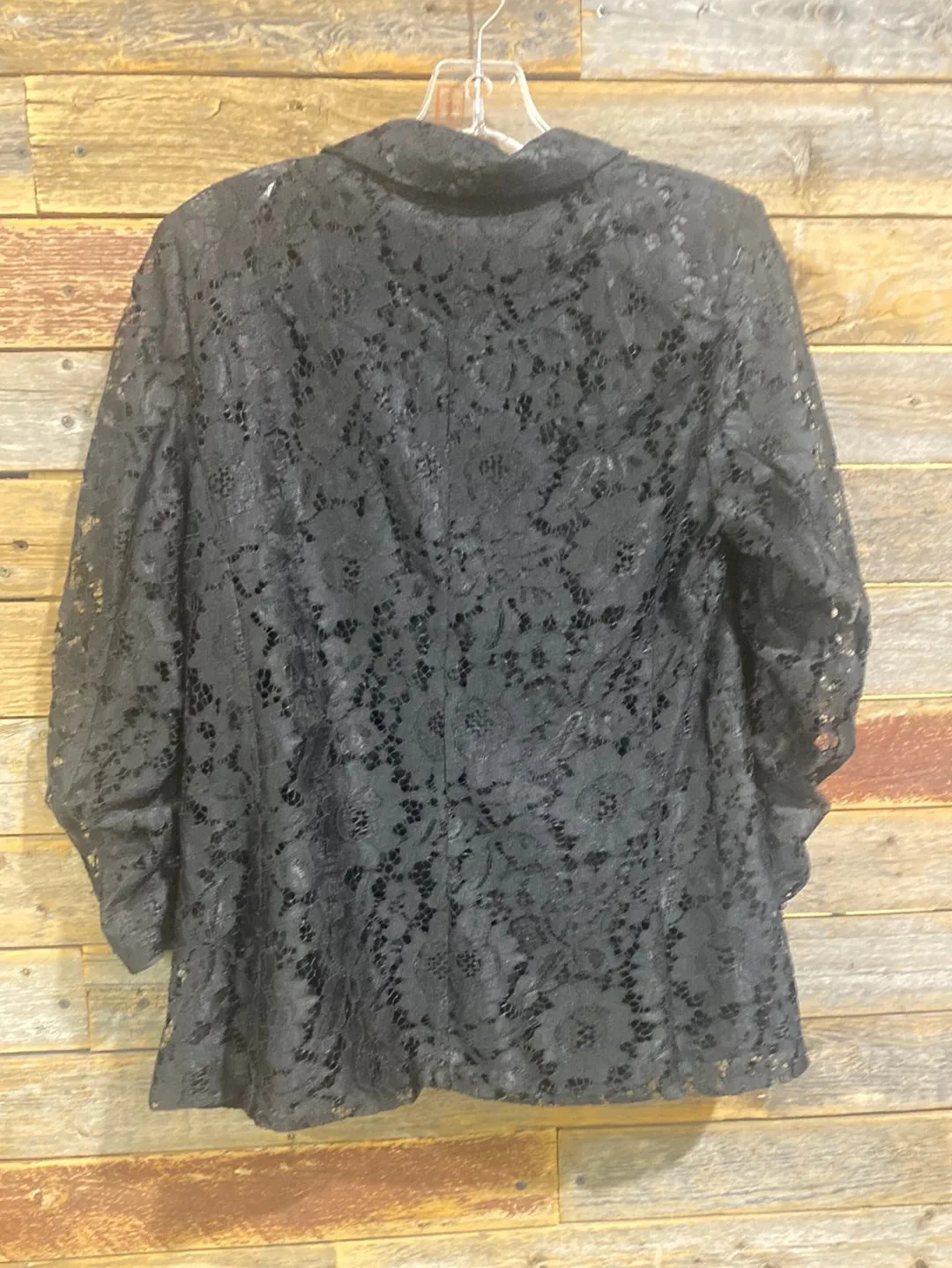 Megan Fitted Lace Blazer