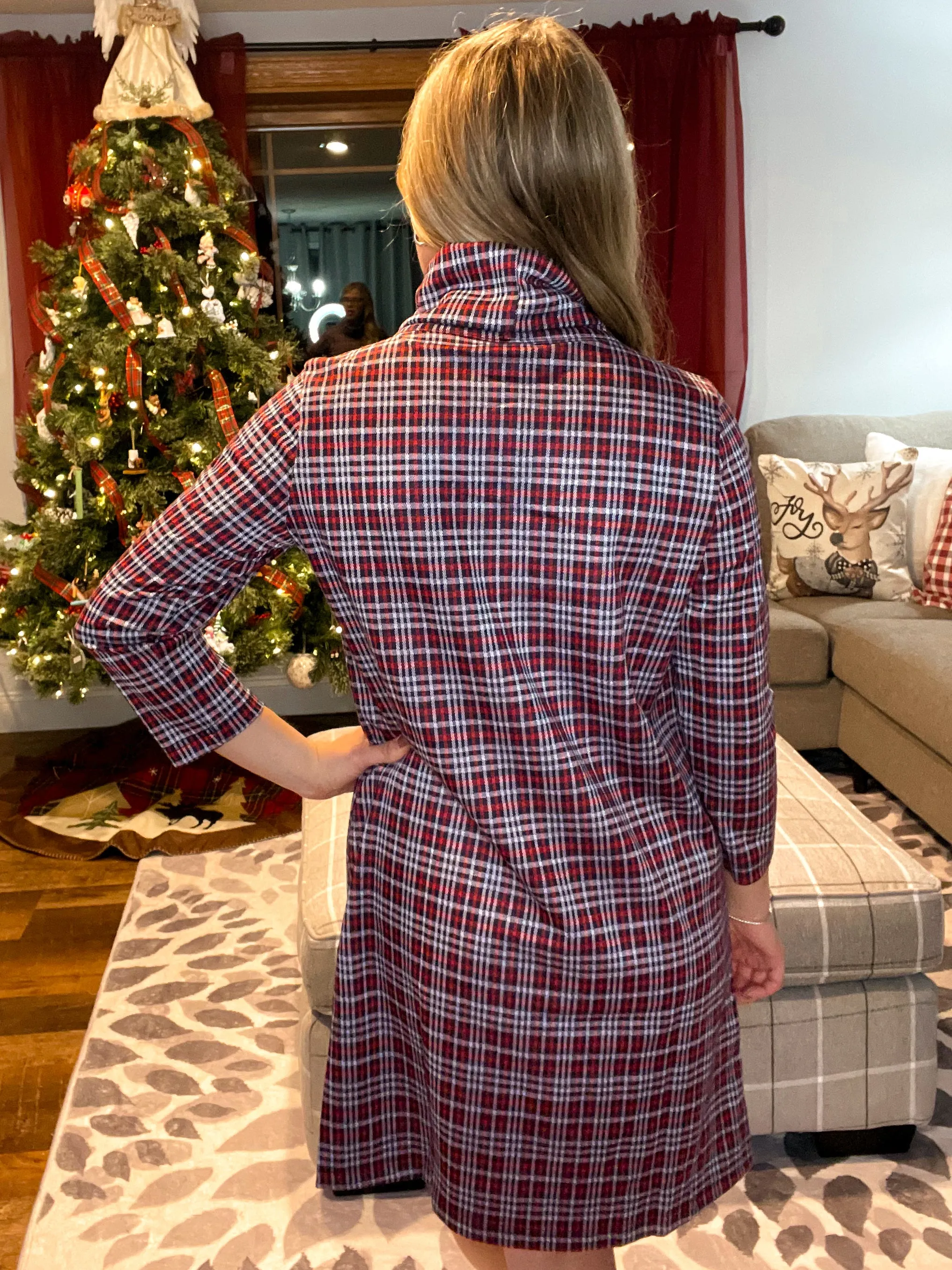 Meghan Plaid Dress