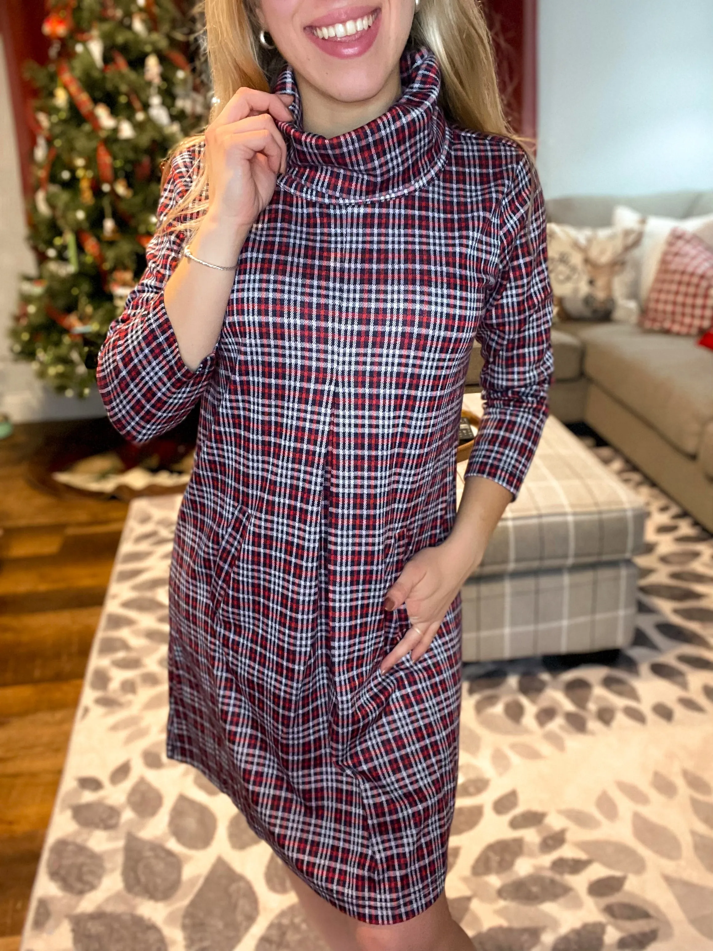 Meghan Plaid Dress