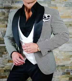 Men's Custom Plaid 3 Piece Suit Up To 6XL