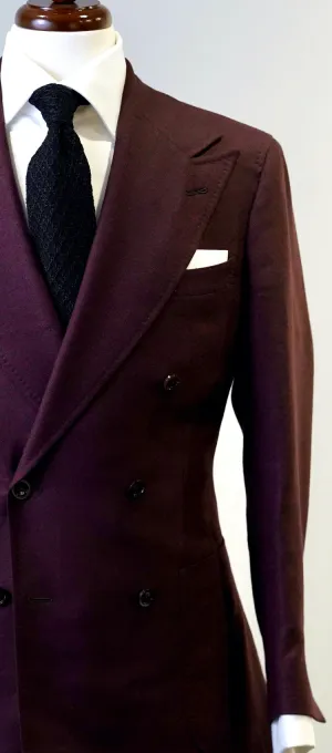 Merlot Flannel Suit