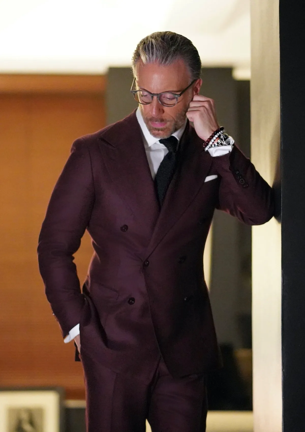 Merlot Flannel Suit