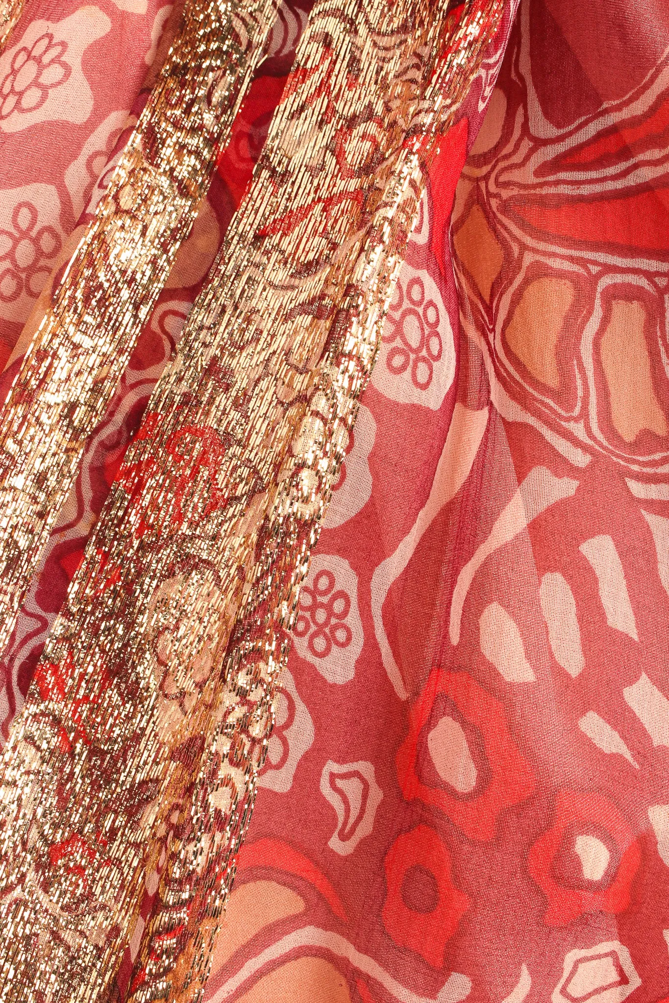 Metallic Moiré Pleated Dress