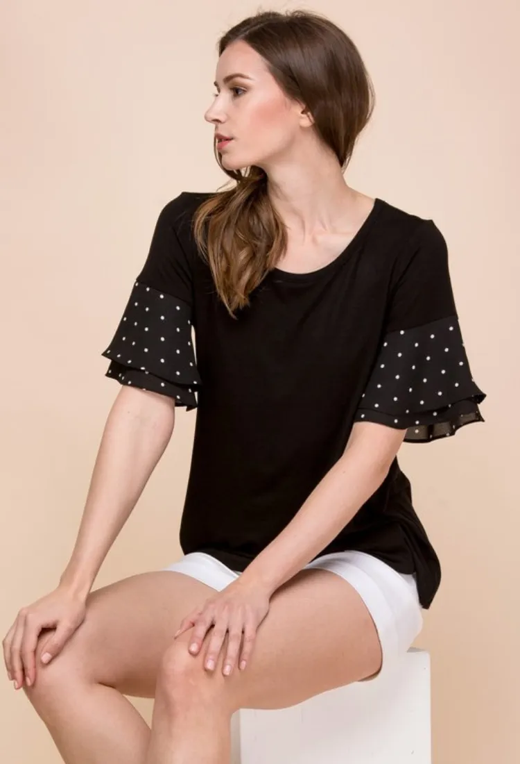 Mia Ruffle Top-Final Sale