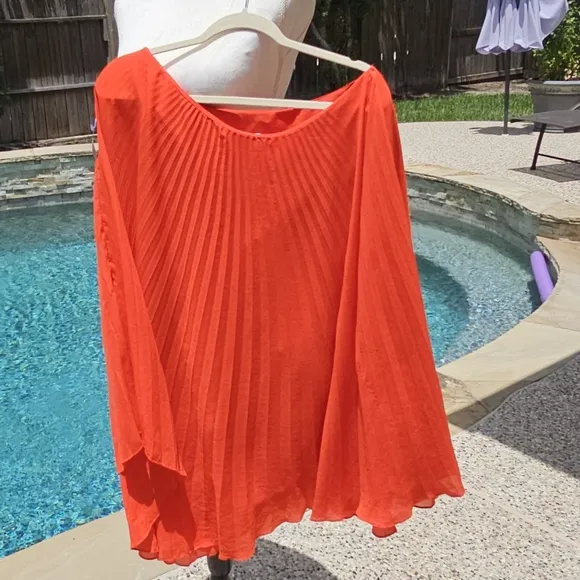 MILLY OF NEW YORK,  pleat off the shoulder dress10