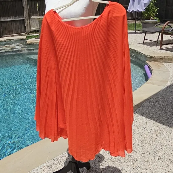 MILLY OF NEW YORK,  pleat off the shoulder dress10