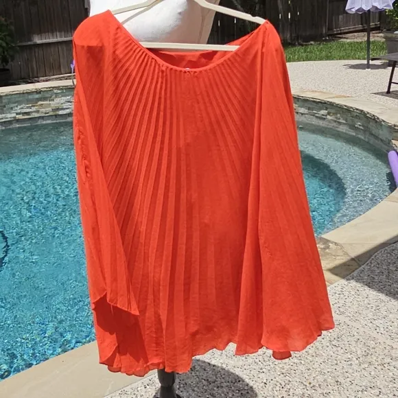 MILLY OF NEW YORK,  pleat off the shoulder dress10