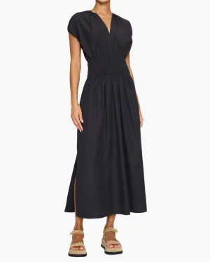 MINA DRESS IN WASHED BLACK