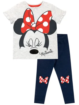 Minnie Mouse Top & Leggings Set