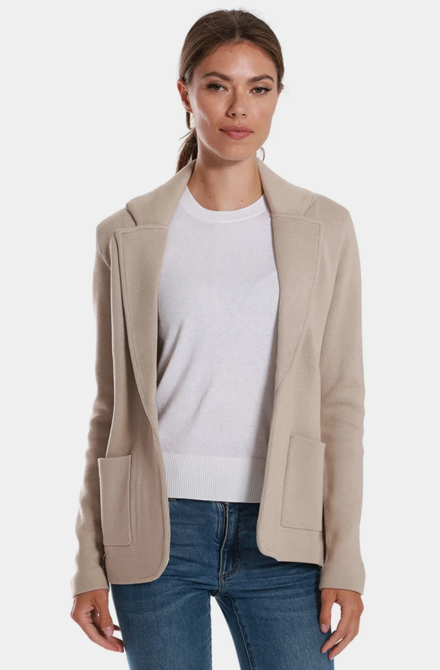Minnie Rose Fitted Blazer