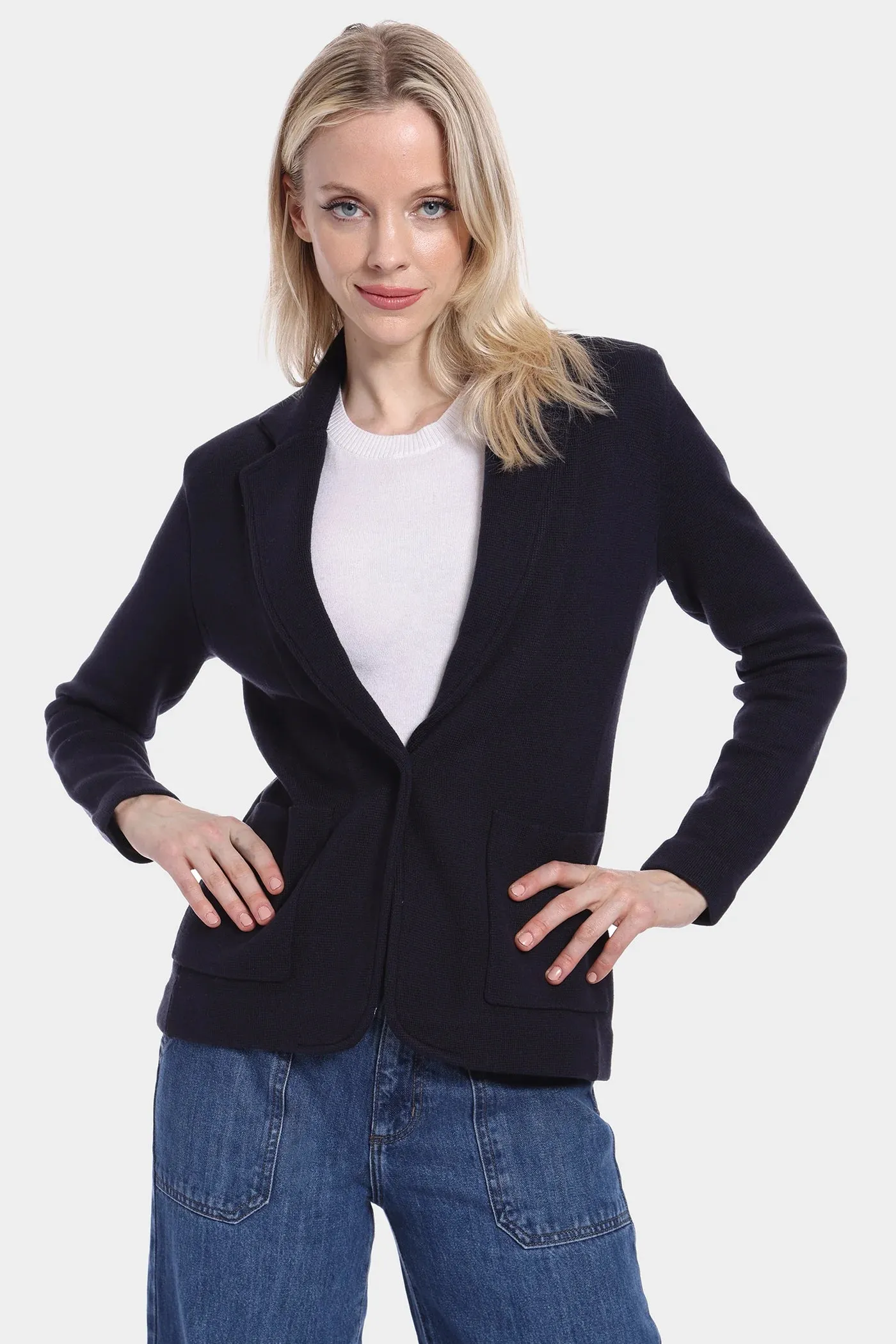 Minnie Rose Fitted Blazer