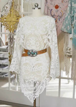 Mirielle Very Fine Antique Hand Made Venetian Lace Dress