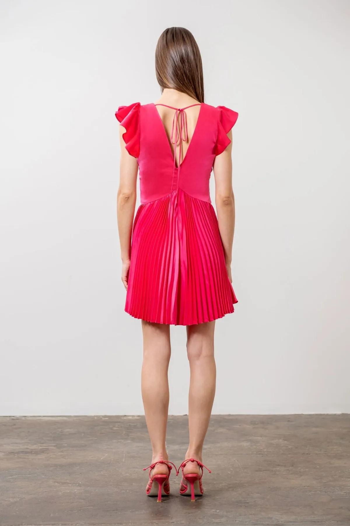 MOON RIVER | Pleated Mini Dress