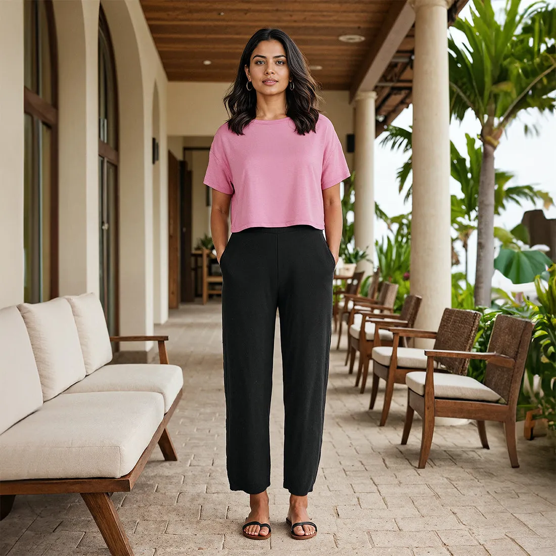 Move All Day Cotton Wide Pants - Tall