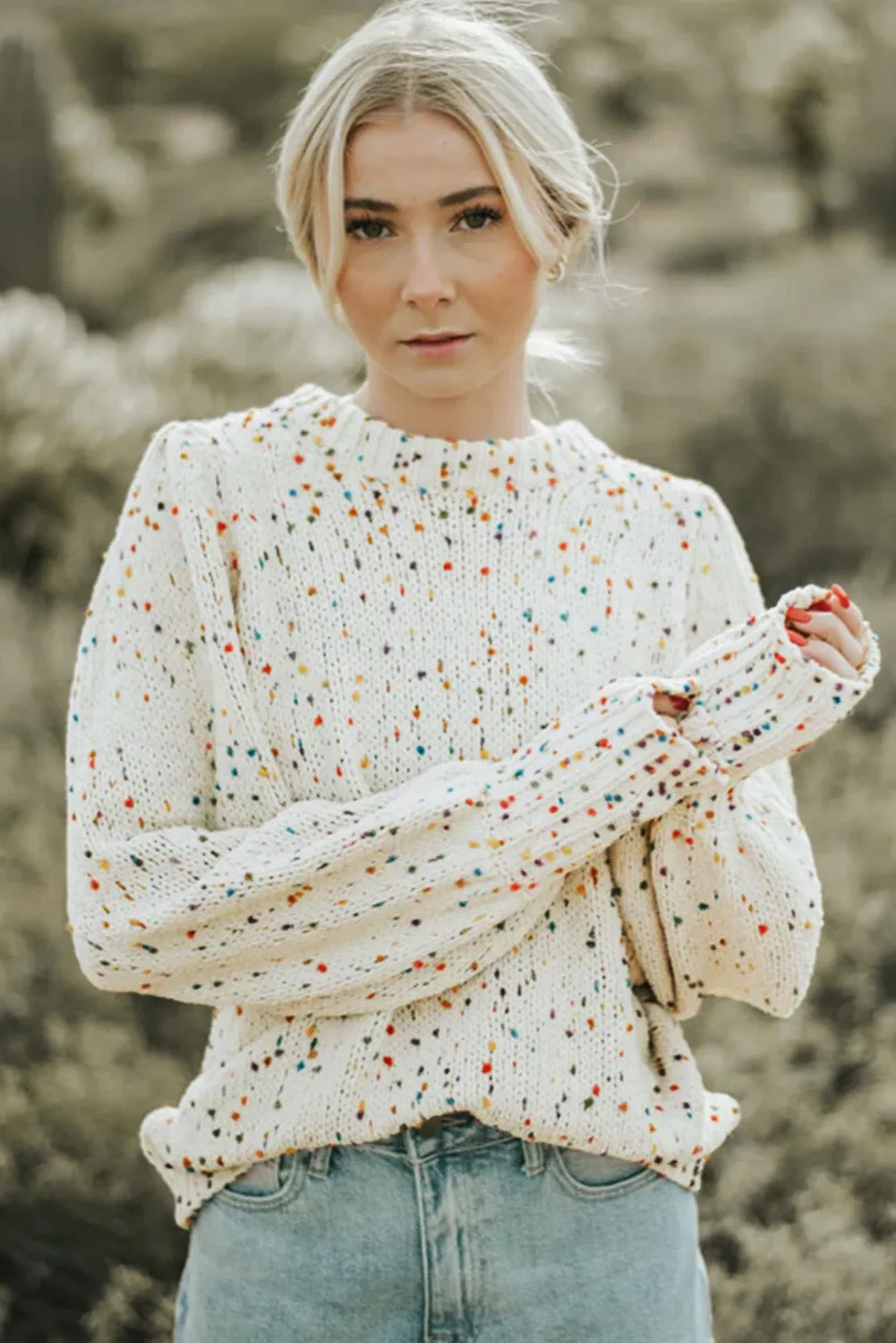 Multi Dot Sweater