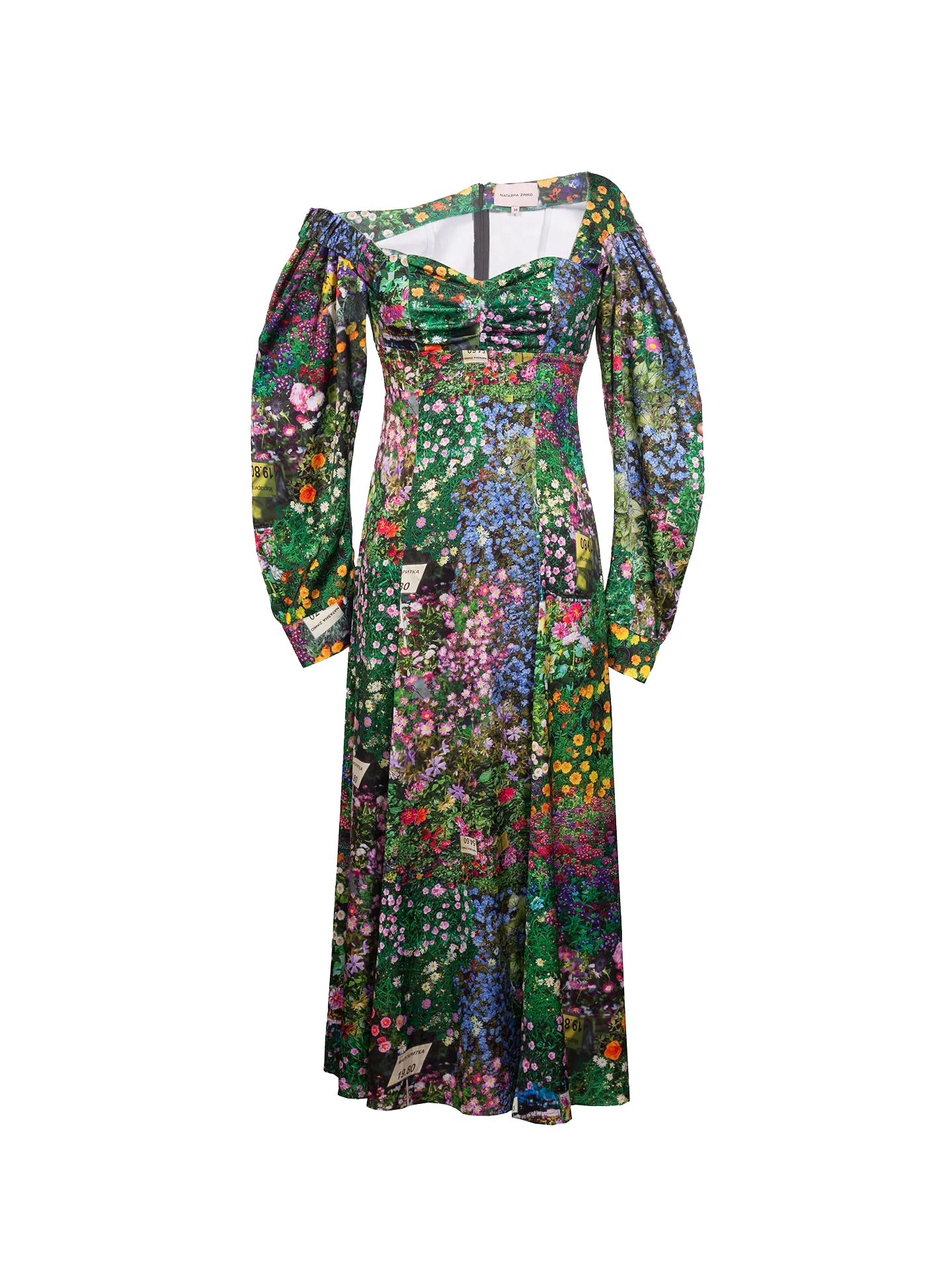 Multicolour Printed Maxi Dress