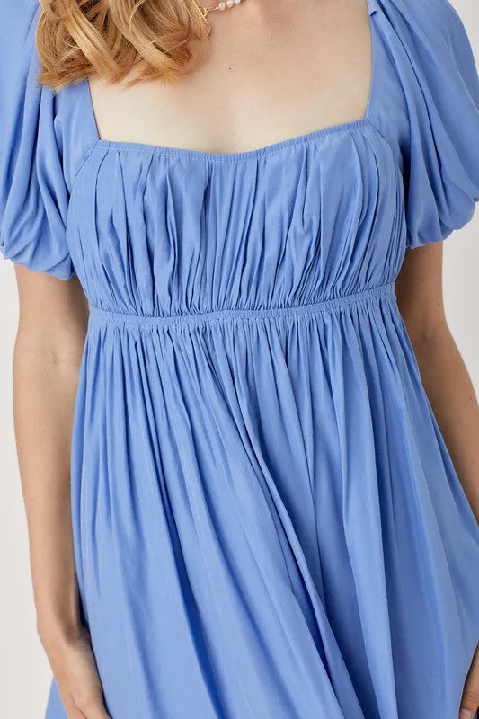 Mustard Seed Junior Pleated Front Criss Cross Back Strap Dress