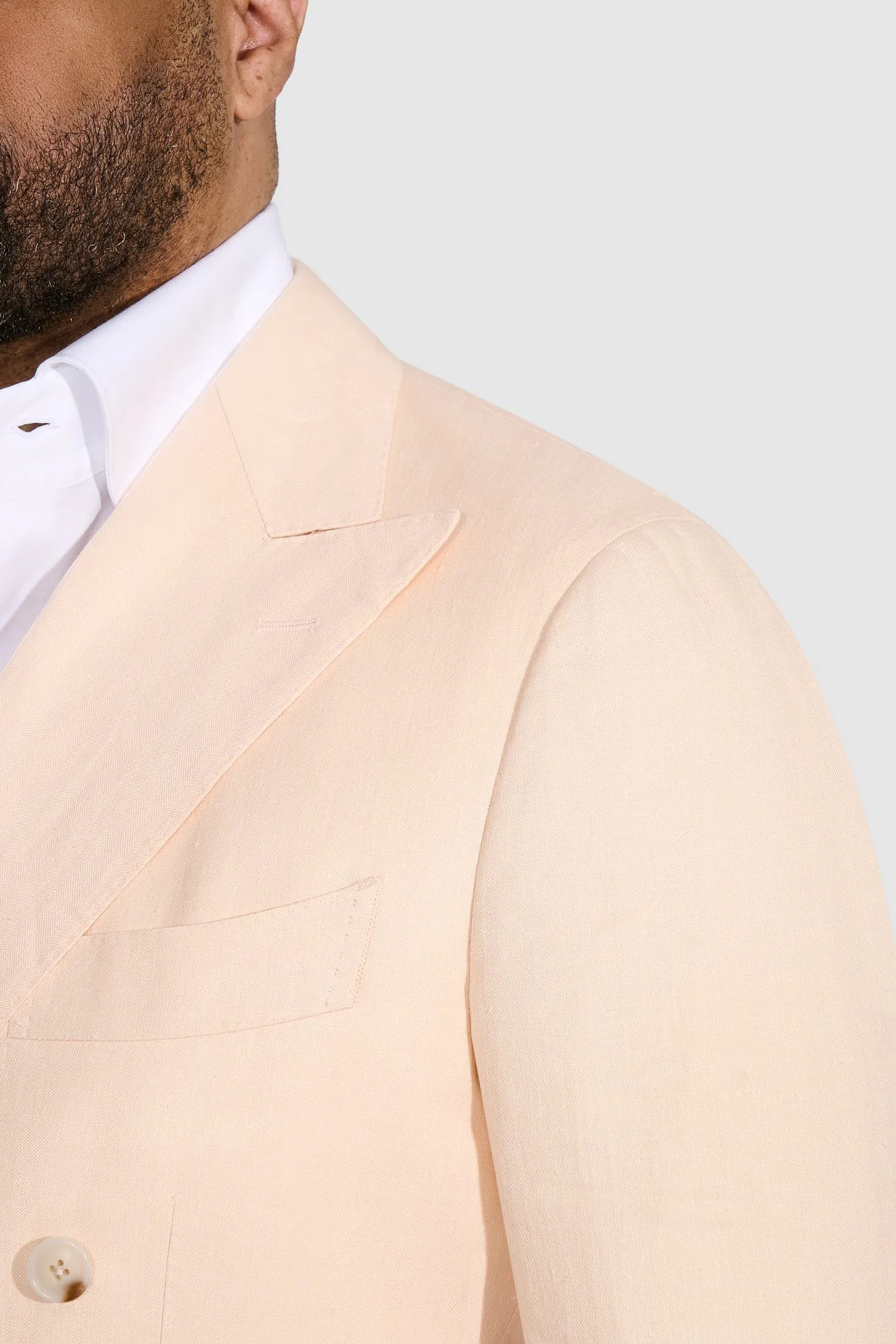 New Suitsupply Havana Salmon Linen and Silk DB Suit - Many Sizes Available